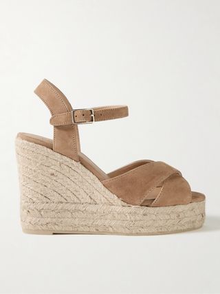 Blaudell 80 Suede Wedge Espadrilles