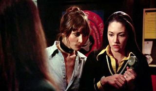 margot kidder and olivia hussey in black christmas