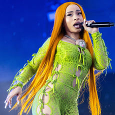 Ice Spice performs at day 2 of Rolling Loud Europe 2024 at Magna Racino on July 7, 2024 in Vienna, Austria.