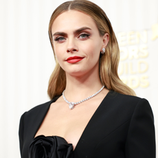 Cara Delevingne attends the 29th Annual Screen Actors Guild Awards at Fairmont Century Plaza on February 26, 2023 in Los Angeles, California.