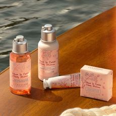 cosmetics in pink bottles